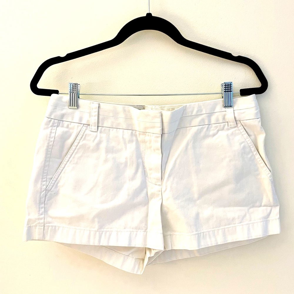 J.CREW White Chino Shorts